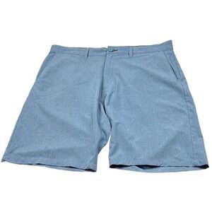 Ron Jon Surf Shop Hybrid Shorts Flat Front Casual Walking Blue Mens Size 38